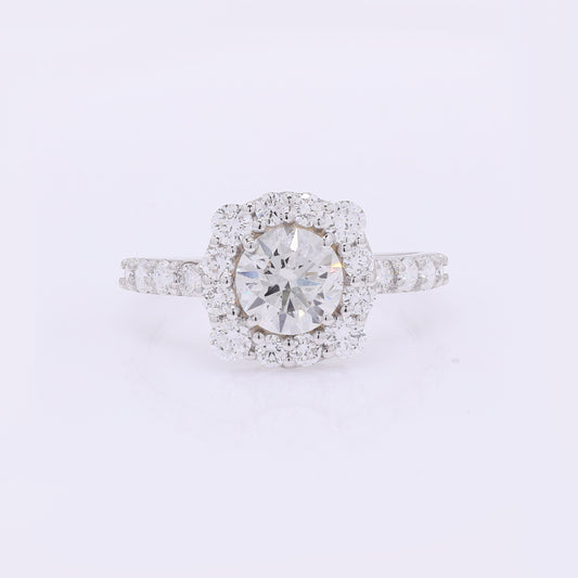 2.03 Carats Lab Grown Diamond 14K Gold Ring