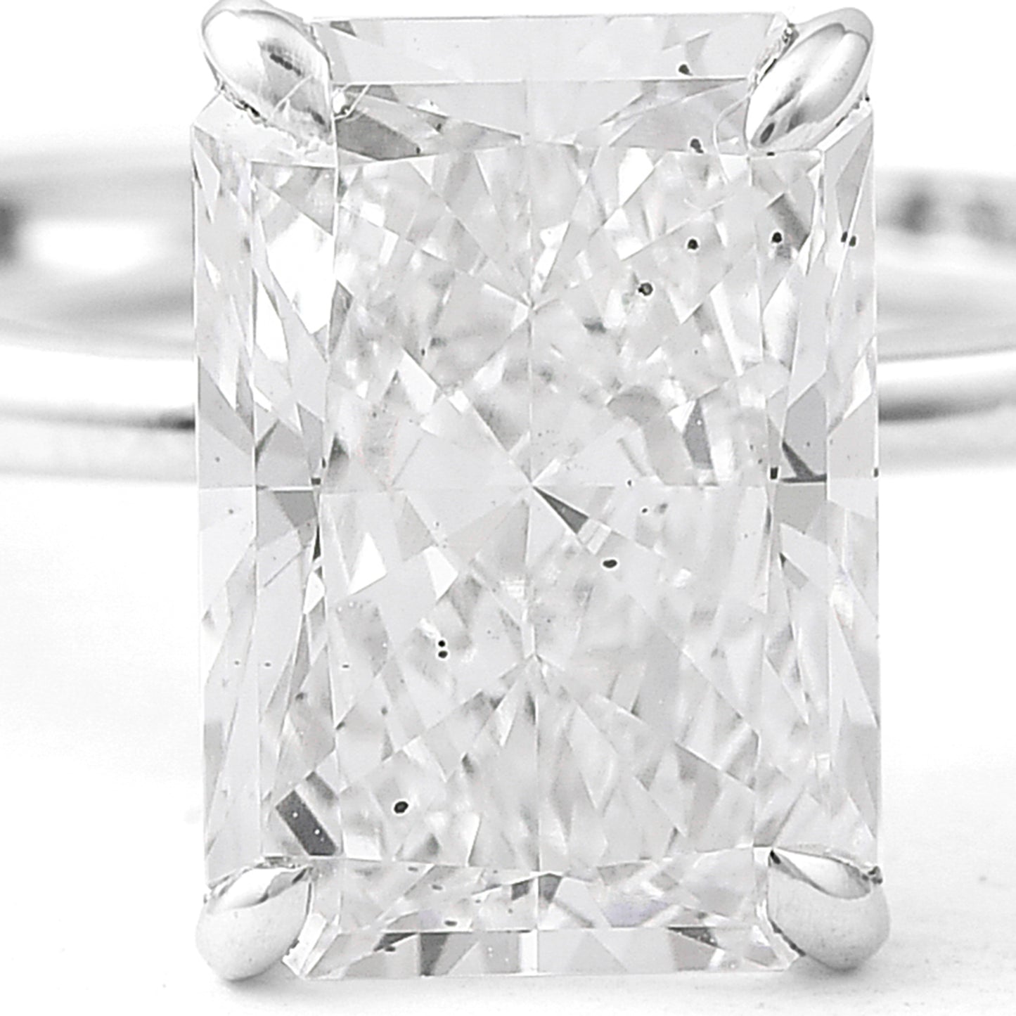 3.01 Carats Lab Grown Diamond 14K Gold Ring