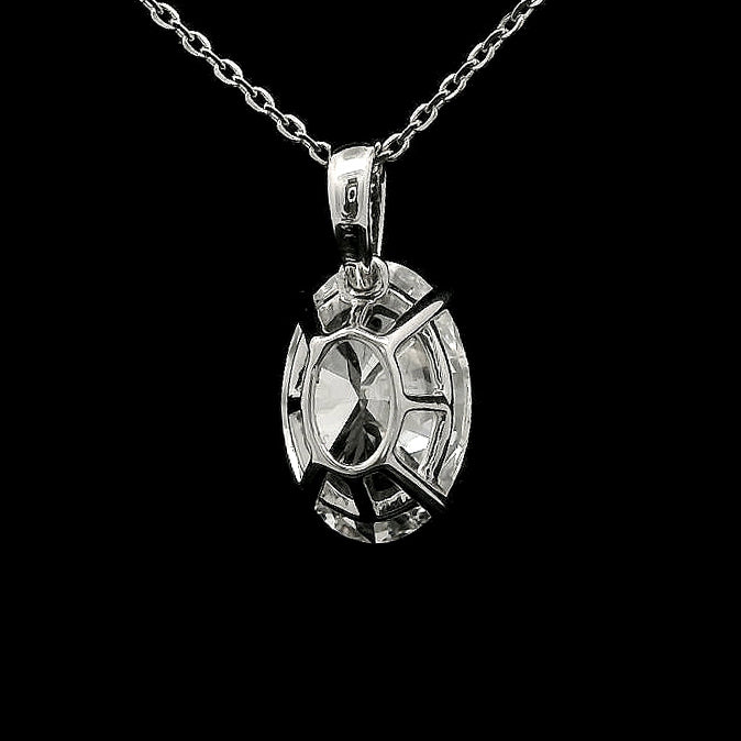 2.28 Carats Lab Grown Diamond 14K Gold Pendant