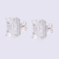 3.80 Carats Lab Grown Diamond 14K Gold Earrings