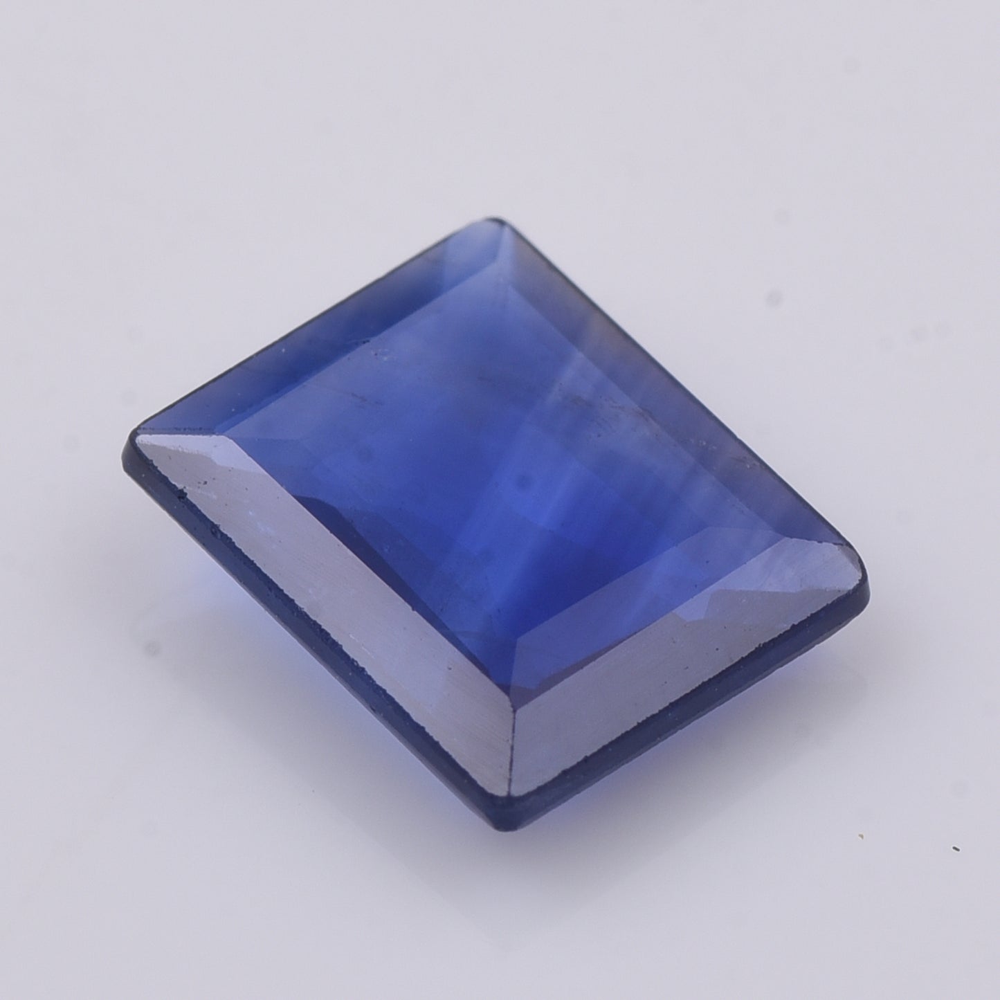 2 Natural Corundum Sapphire Rectangular Step Cut Gemstone