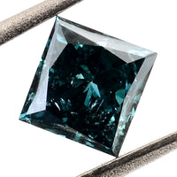 0.24 Blue Diamond Sqaure Loose Gemstone