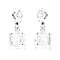 4.48 Carats Lab Grown Diamond 14K Gold Earrings