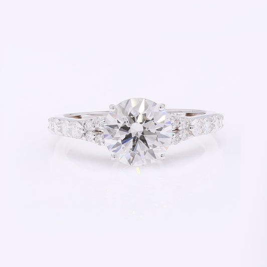 2.39 Carats Lab Grown Diamond 14K Gold Ring