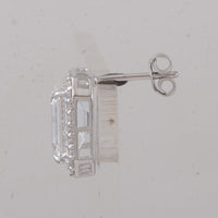 6.41 Carats Lab Grown Diamond 14K Gold Earrings