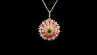2.26 Ct Round Tourmaline 14K Gold Pendant