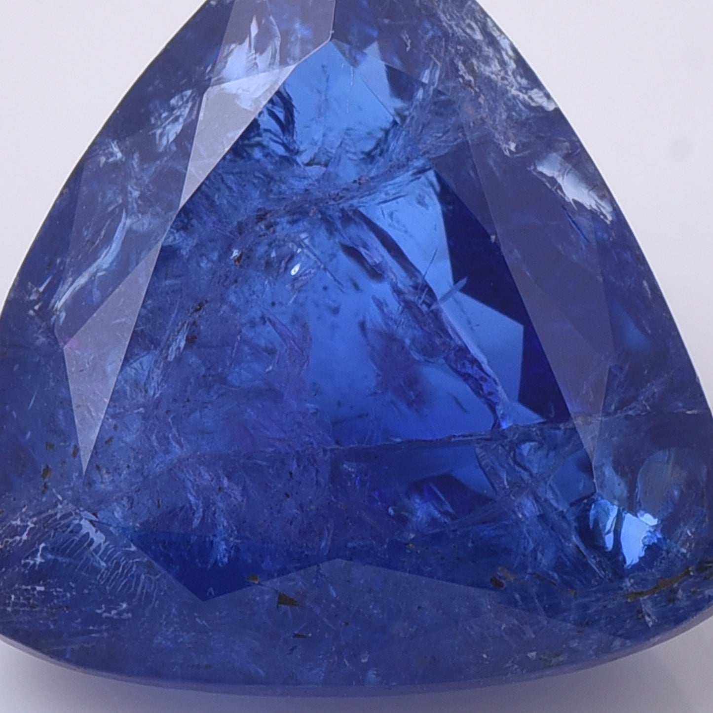 9.44 Natural Zoisite Tanzanite Triangular Mixed Cut Gemstone