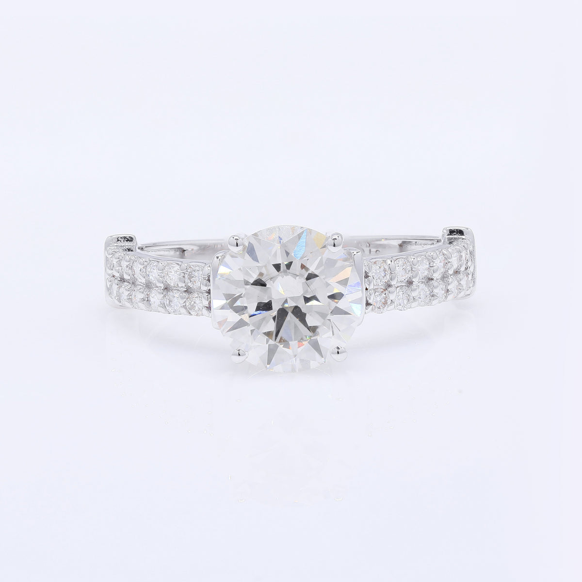 2.39 Carats Lab Grown Diamond 14K Gold Ring