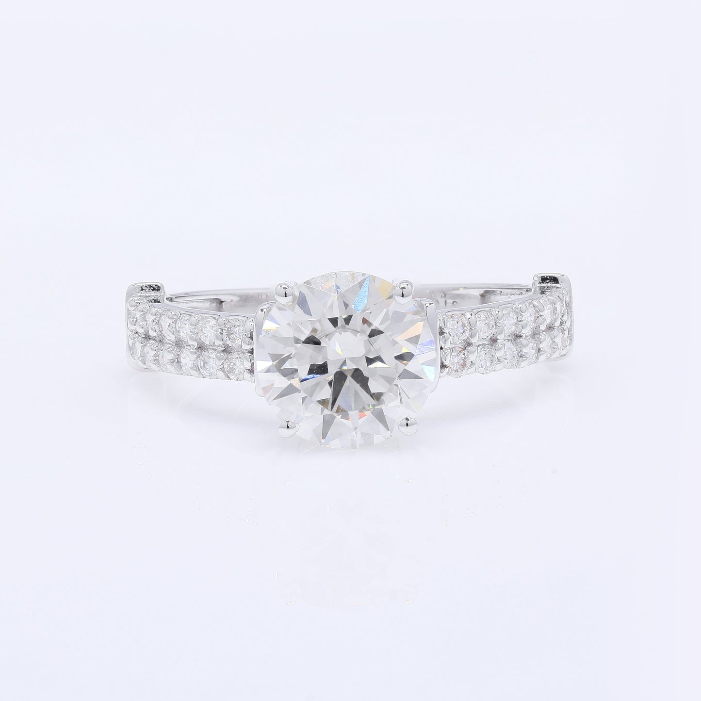 2.39 Carats Lab Grown Diamond 14K Gold Ring