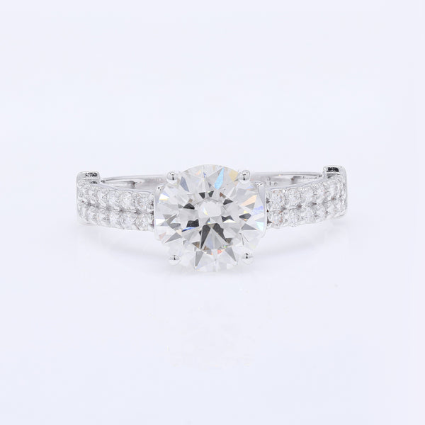 2.39 Carats Lab Grown Diamond 14K Gold Ring