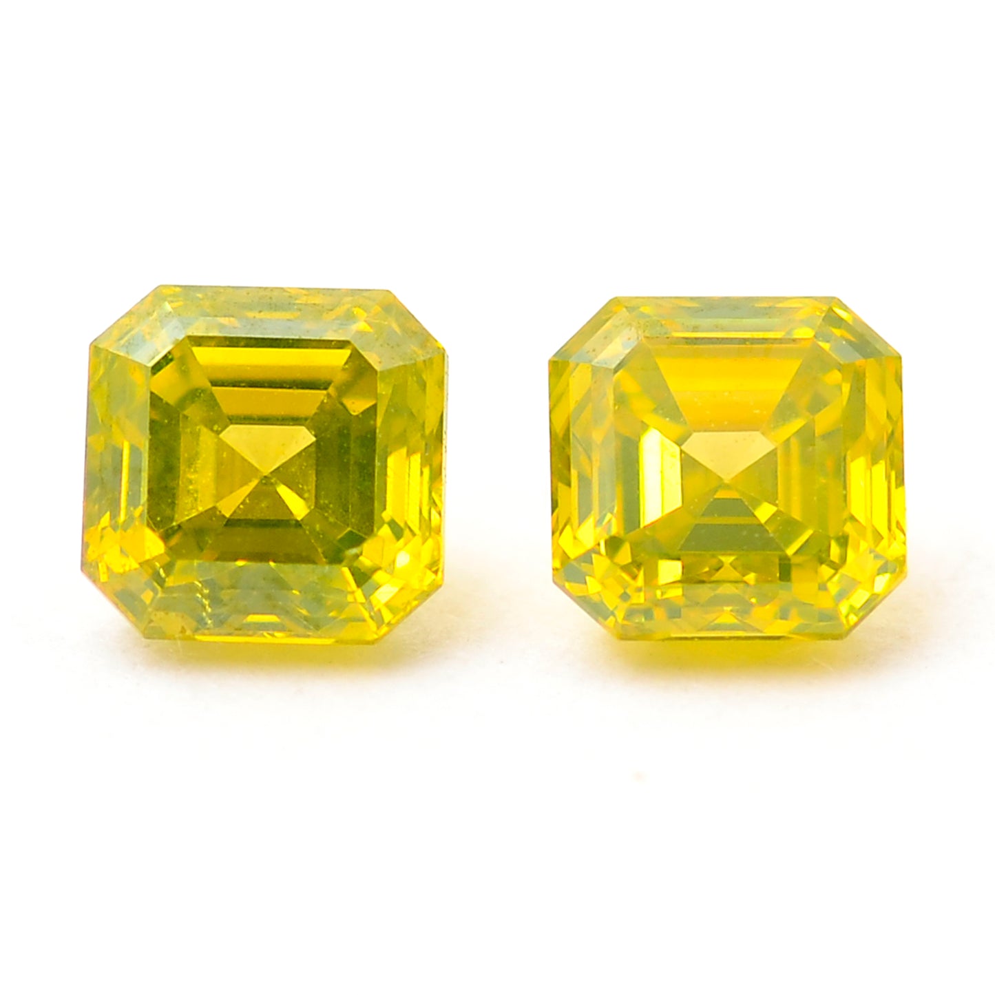 0.44 Yellow Diamond Octagon Loose Diamond