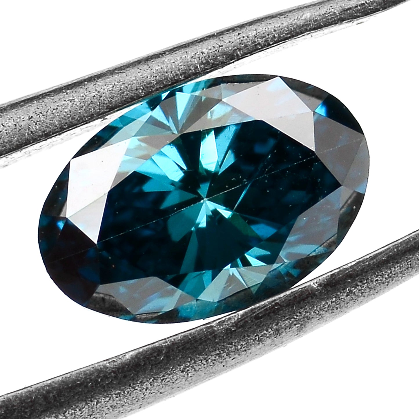 0.28 Blue Diamond Oval Loose Diamond
