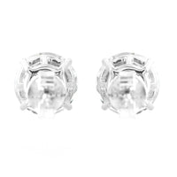 3.19 Carats Lab Grown Diamond 14K Gold Earrings