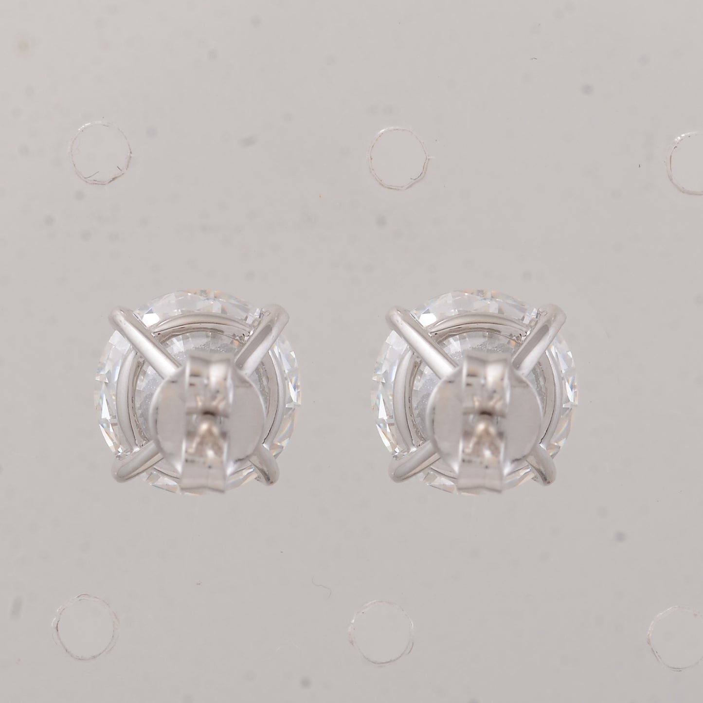 4.02 Carats Lab Grown Diamond 14K Gold Earrings