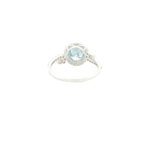 2.11 Carats Blue Lab Grown Diamond 14K Gold Ring