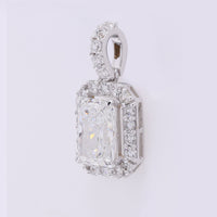 2.35 Carats Lab Grown Diamond 14K Gold Pendant