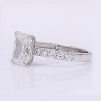 2.32 Carats Lab Grown Diamond 950 Platinum Ring