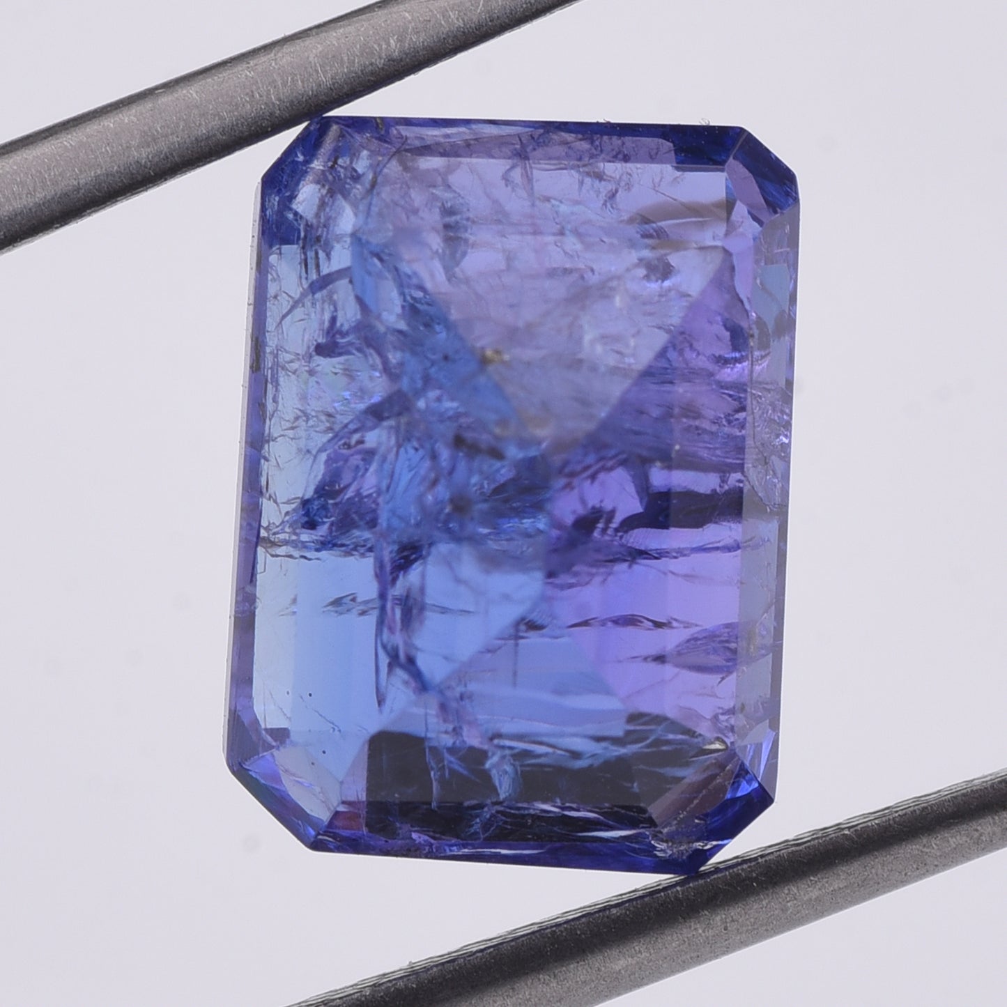 6.85 Natural Zoisite Tanzanite Emerald Cut Gemstone