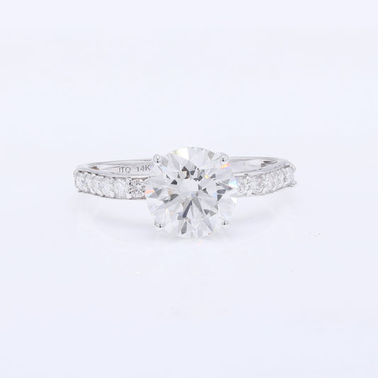 2.30 Carats Lab Grown Diamond 14K Gold Ring