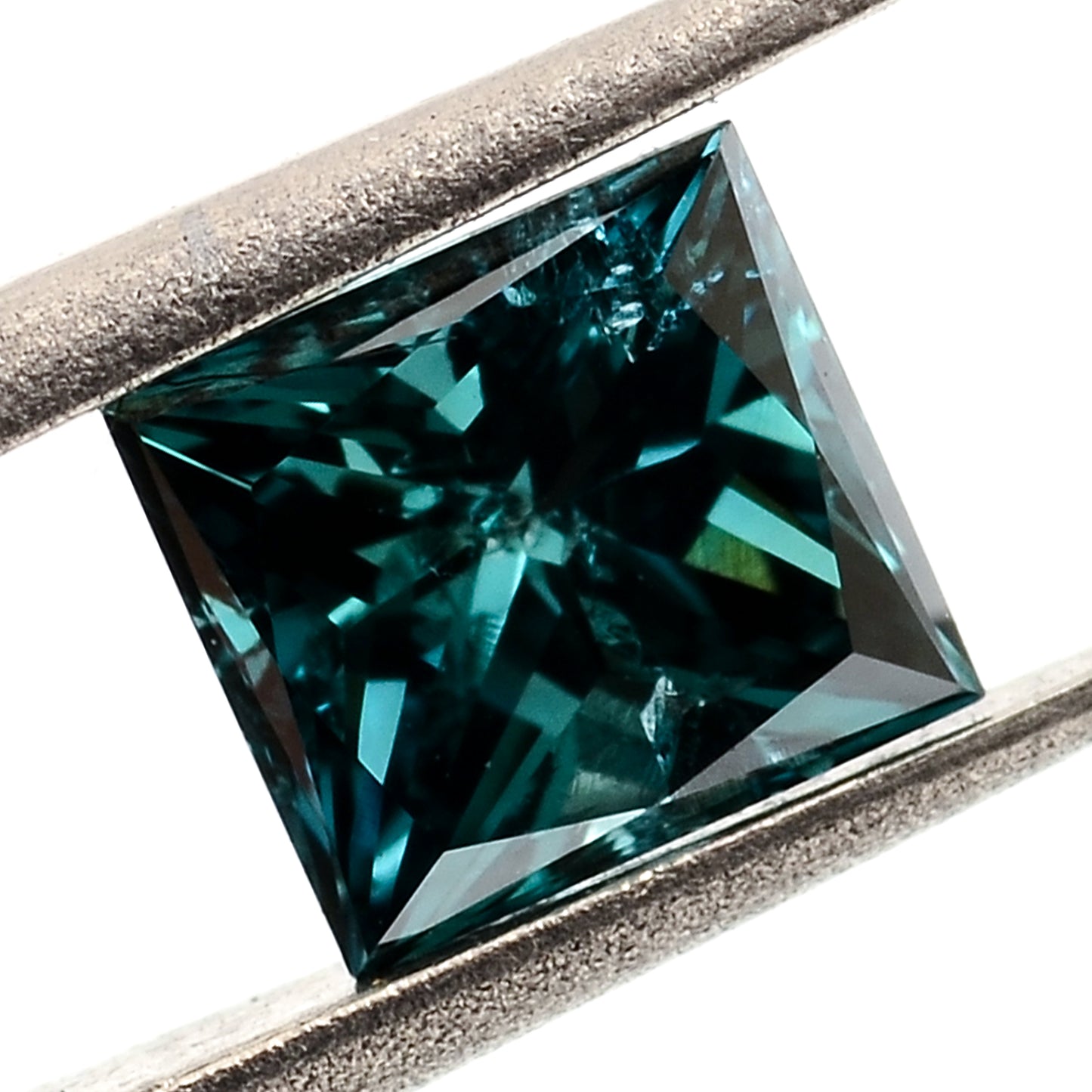 0.27 Blue Diamond Sqaure Loose Gemstone