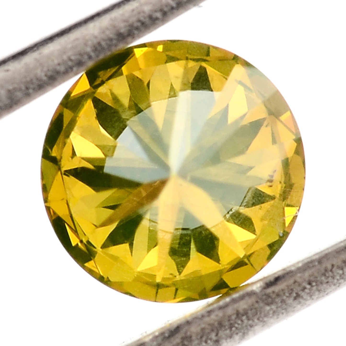 0.54 Yellow Diamond Round Loose Gemstone