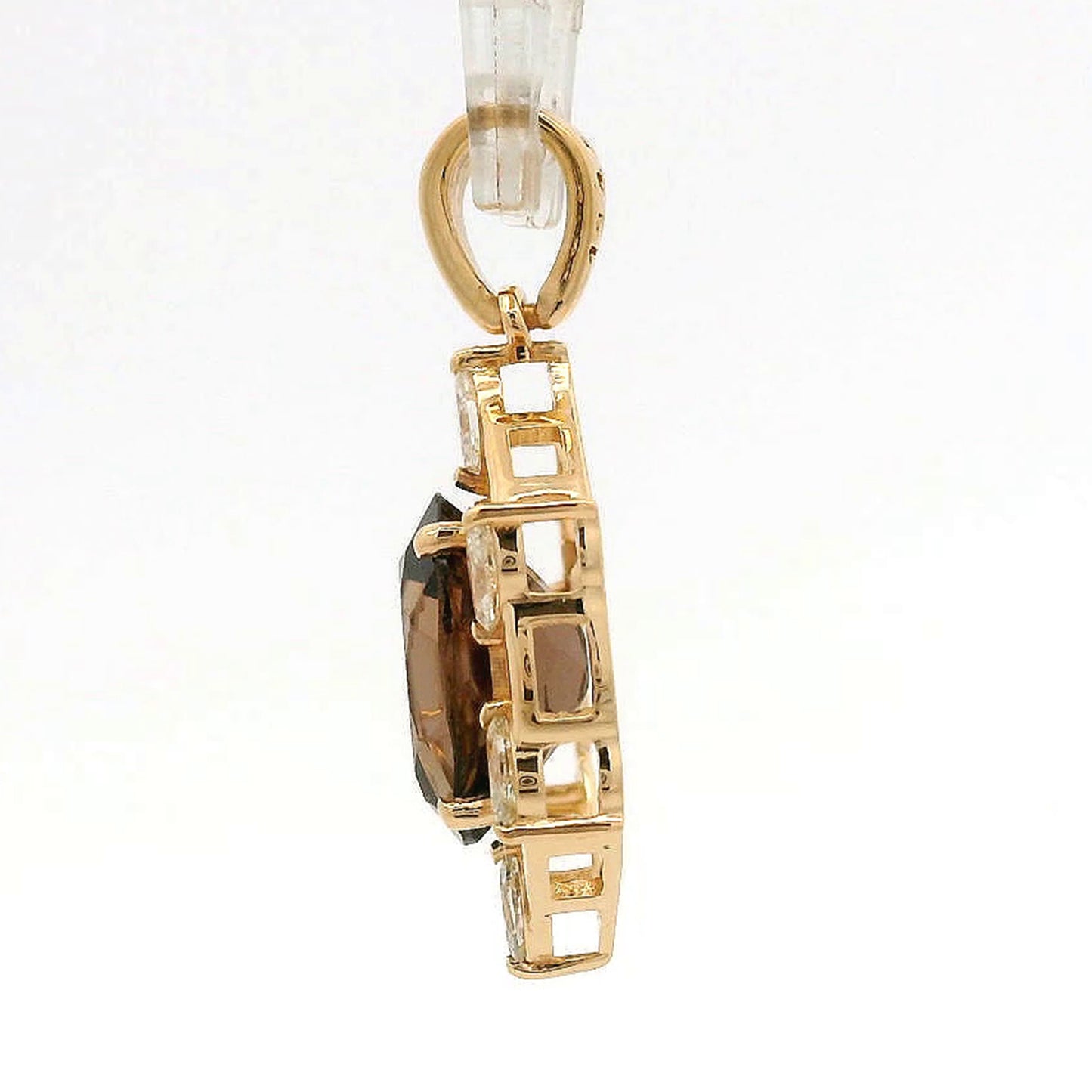 1.97 Ct Oval Tourmaline 14K Gold Pendant