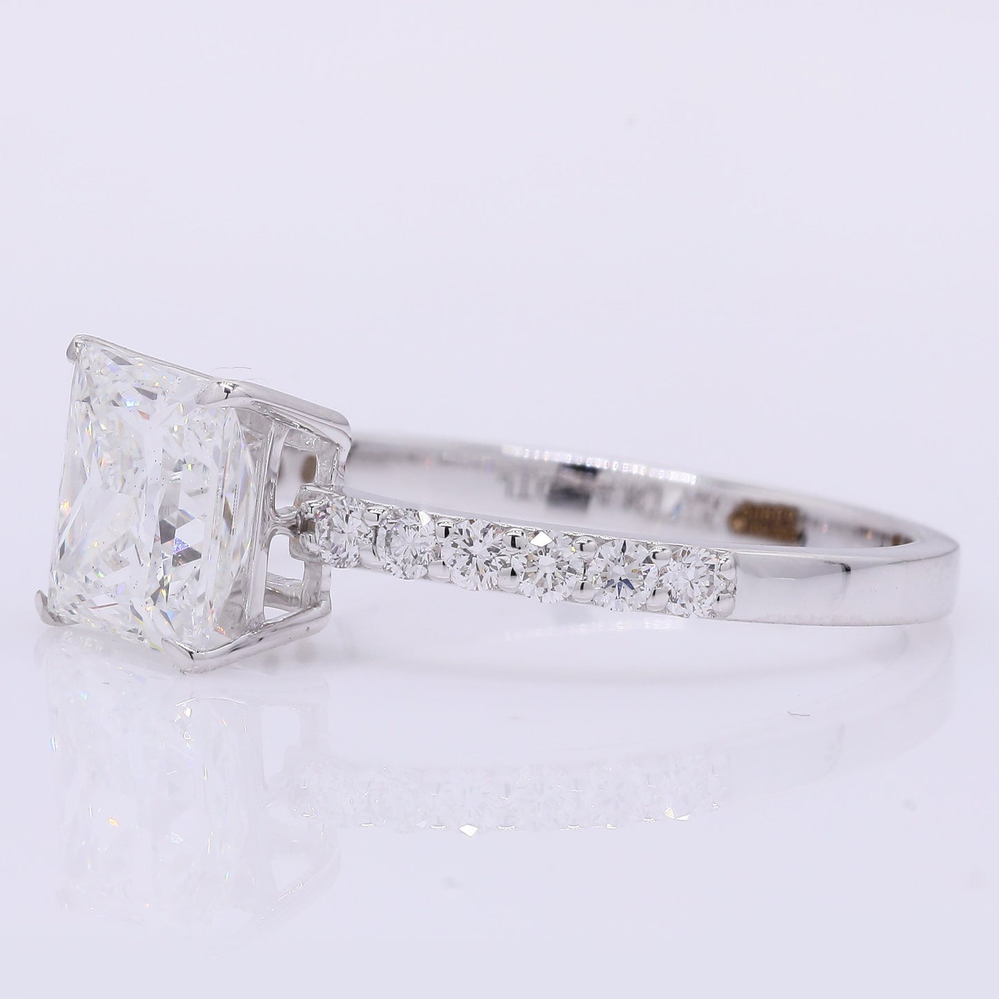 2.18 Carats Lab Grown Diamond 14K Gold Ring