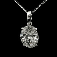 2.28 Carats Lab Grown Diamond 14K Gold Pendant