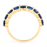 2.15 Ct Round Sapphire 14K Gold Ring