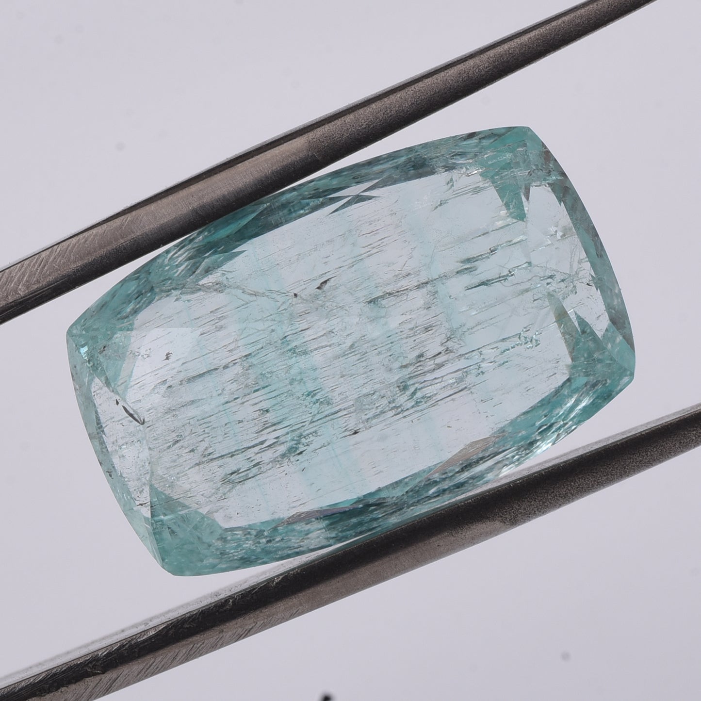 8.57 Natural Beryl Emerald Rectangular Cushion Mixed Cut Gemstone