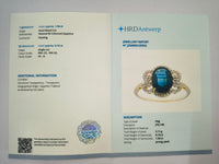 2.09 Ct Oval Natural Sapphire 14K Gold Ring