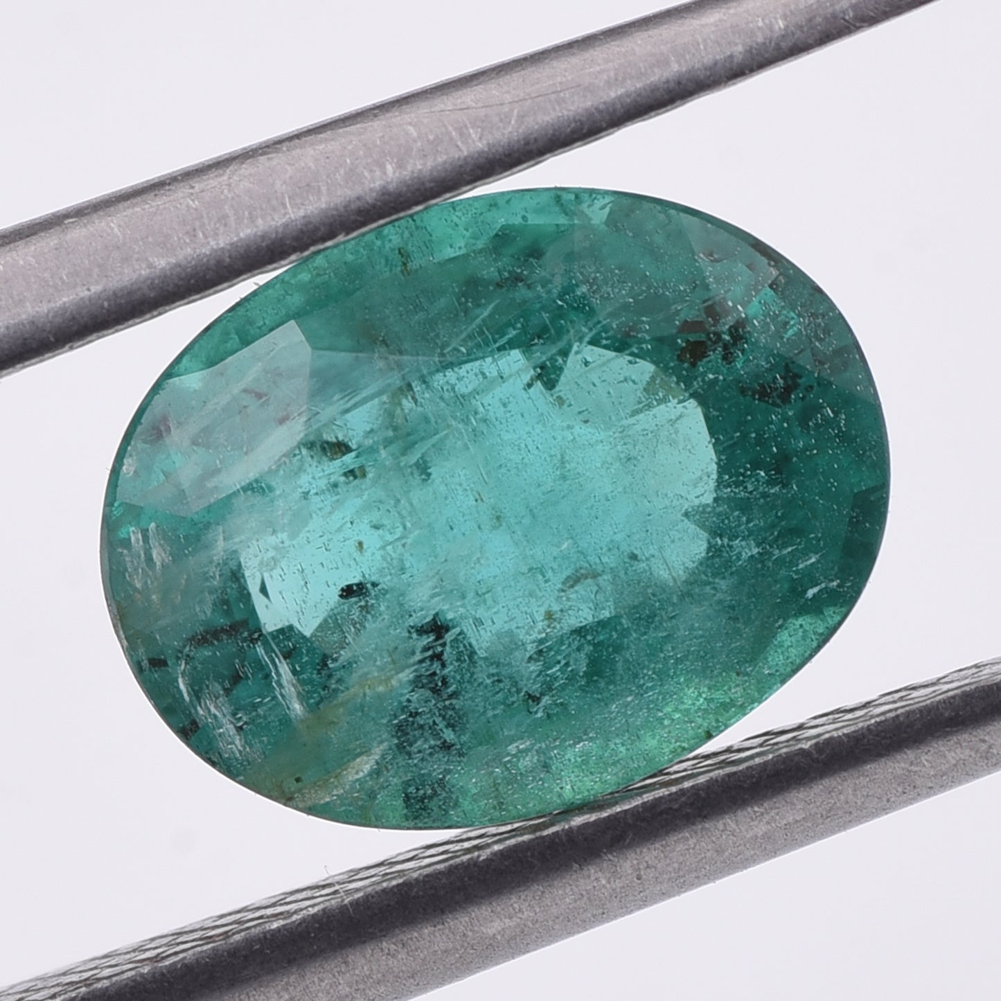 1.84 Natural Beryl Emerald Oval Mixed Cut Gemstone