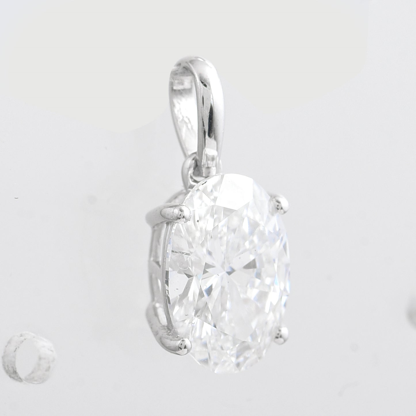 2.02 Carats Lab Grown Diamond 14K Gold Pendant