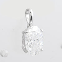 2.02 Carats Lab Grown Diamond 14K Gold Pendant