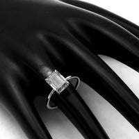 3.07 Carats Lab Grown Diamond 14K Gold Ring