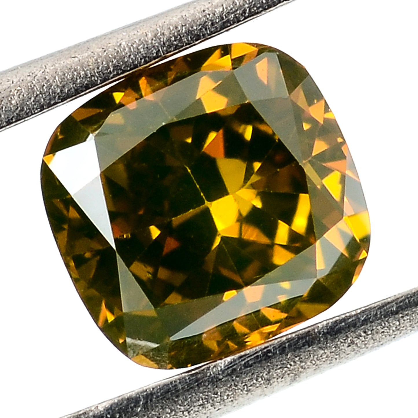 0.40 Carat Red Diamond Cushion Loose Gemstone