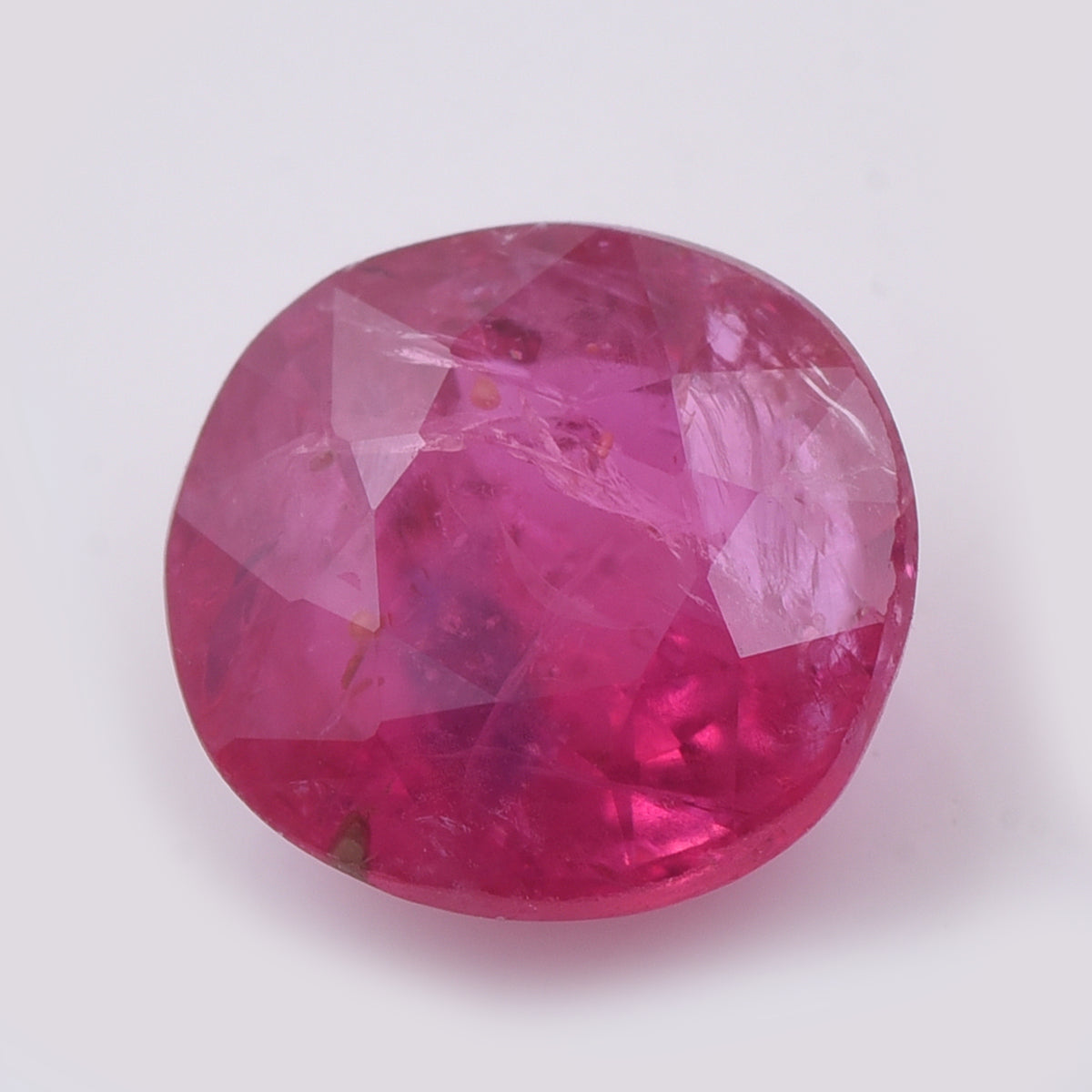 1.56 Natural Corundum Ruby Oval Mixed Cut Gemstone