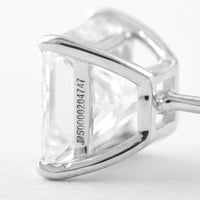 2.90 Carats Lab Grown Diamond 14K Gold Earrings