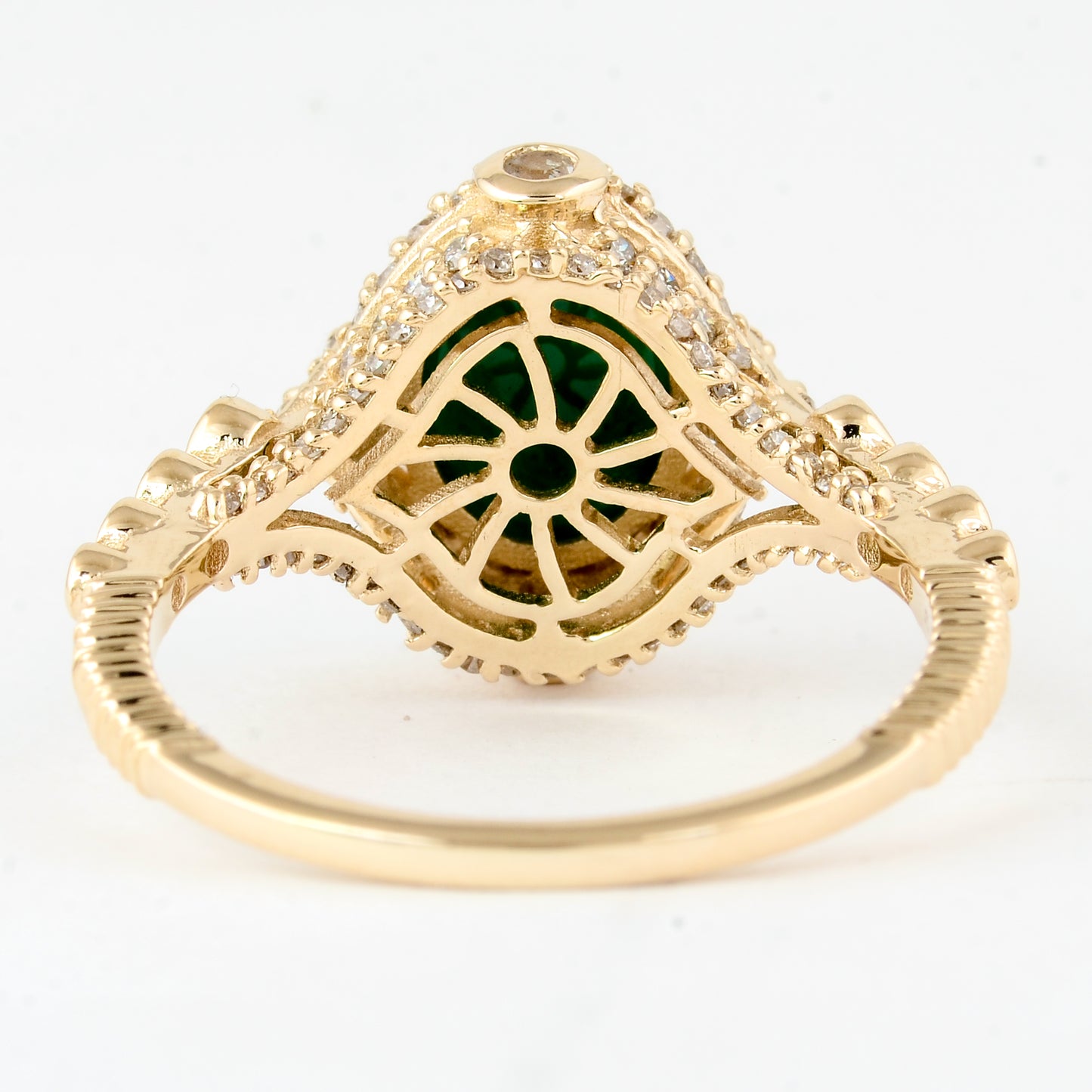 2.41 Ct Oval Emerald 14K Gold Ring