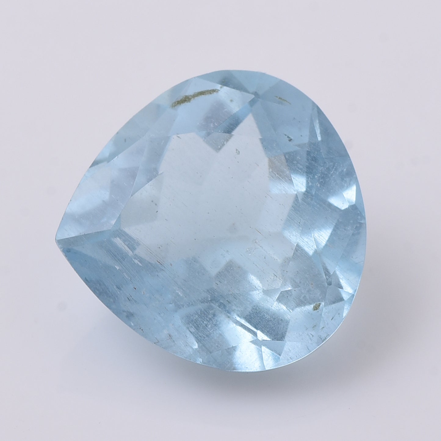 5.29 Natural Beryl Aquamarine Pear Mixed Cut Gemstone
