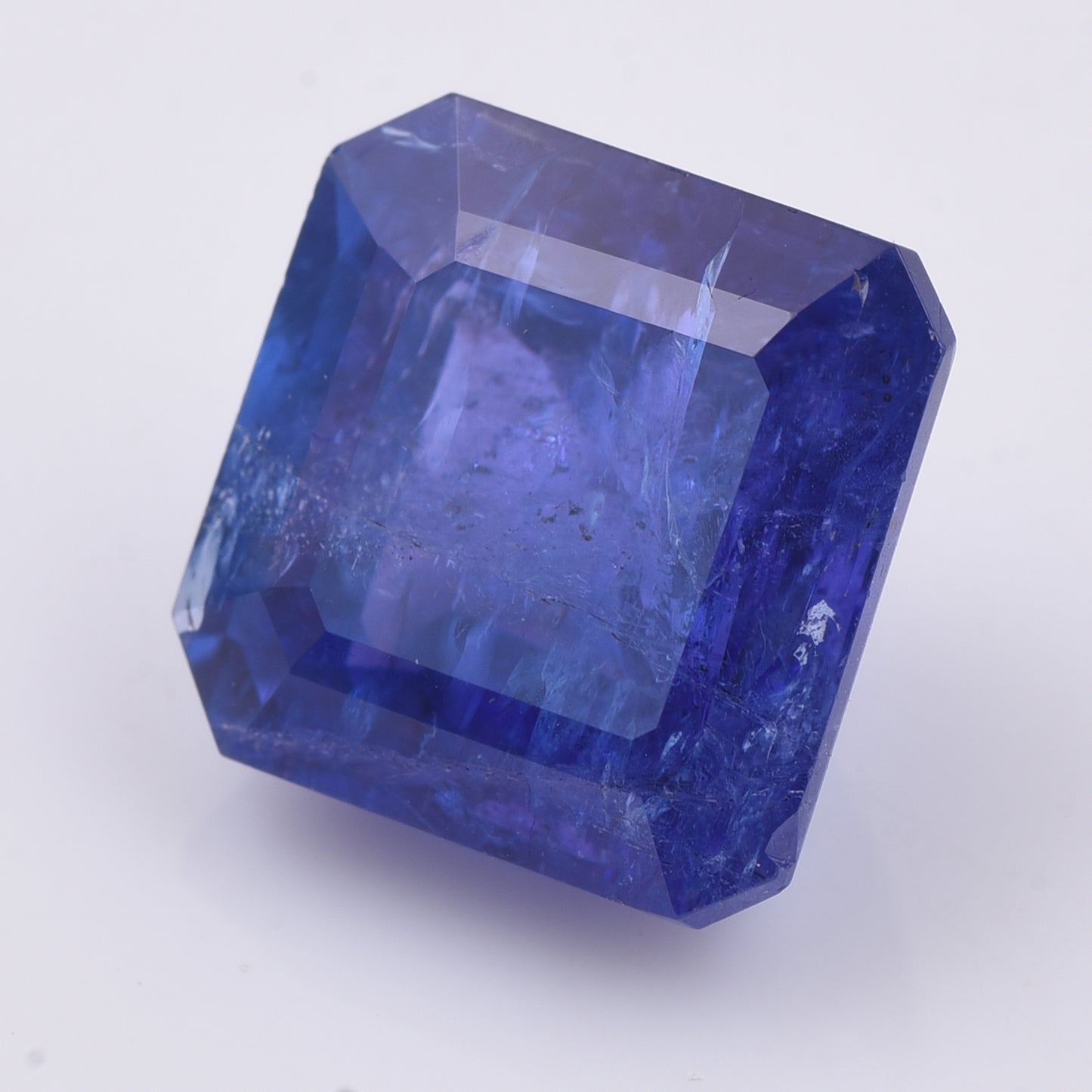 8.7 Natural Zoisite Tanzanite Square Emerald Cut Gemstone