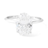 3.05 Carats Lab Grown Diamond 14K Gold Ring