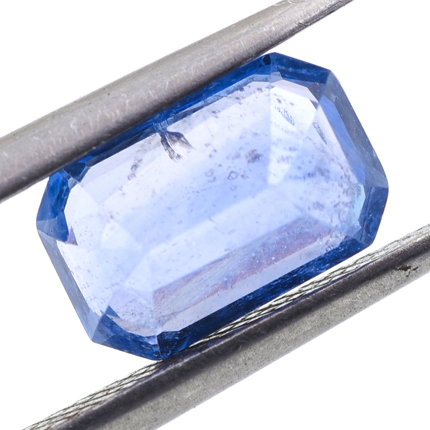 2.52 Natural Corundum Sapphire Emerald Cut Gemstone