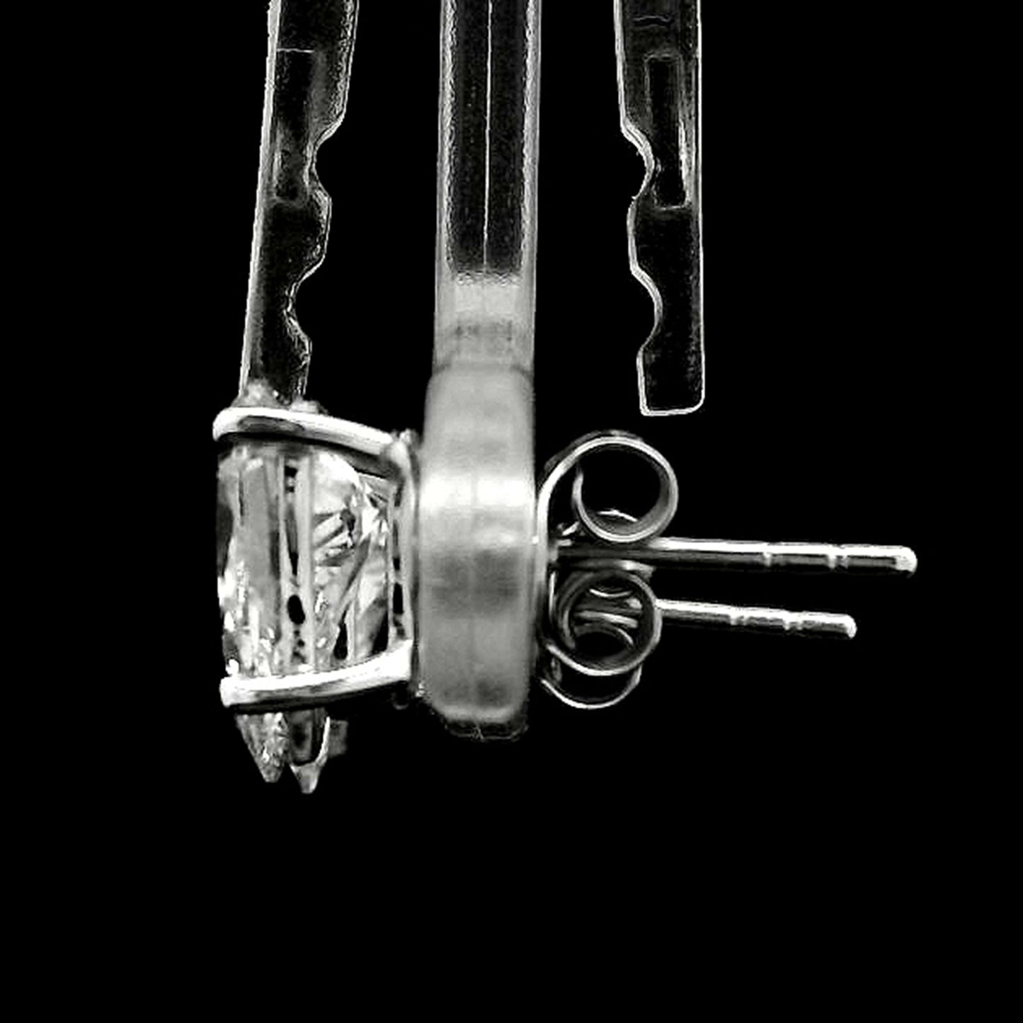 2.14 Carats Lab Grown Diamond 14K Gold Earrings