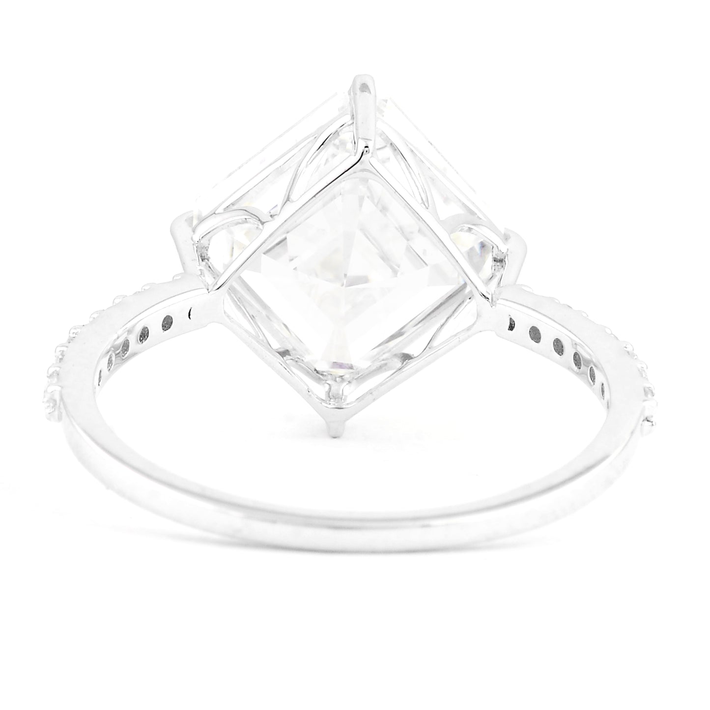 4.45 Carats Lab Grown Diamond 14K Gold Ring