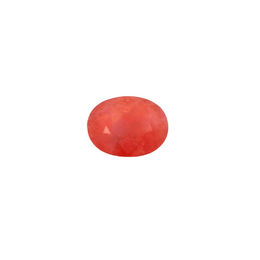 3.38 Orange Sapphire Oval Gemstone