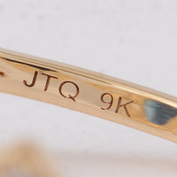 1.84 Ct Oval Sapphire 9K Gold Ring