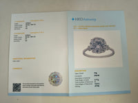 3.22 Carats Lab Grown Diamond 14K Gold Ring