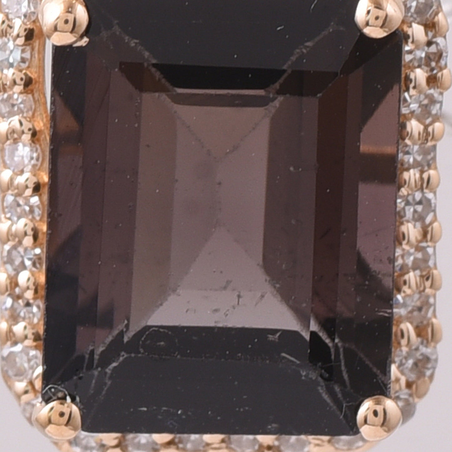 2.44 Ct Octagon Step Cut Natural Tourmaline 14K Gold Pendant