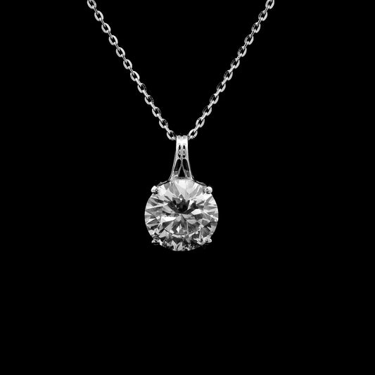 2.10 Carats Lab Grown Diamond 14K Gold Pendant